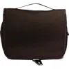 Pop Ups Brand Neoprene Water Resistant Hanging Toiletry Case In Brown