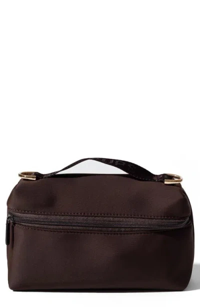 Pop Ups Brand Vanity Neoprene Clutch In Espresso