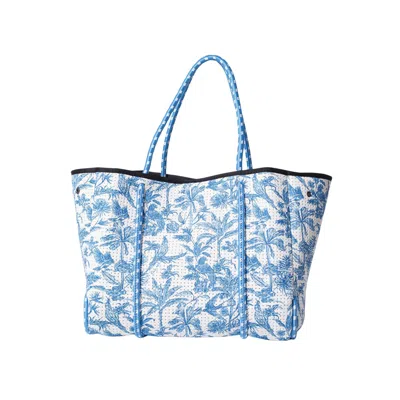 Pop Ups Brand Women's Blue Everyday Tote Popups Toile
