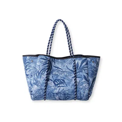 Pop Ups Brand Women's Everyday Tote Jungle Fever Denim Blue