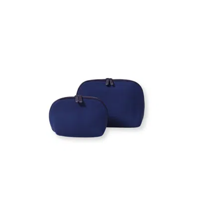 Pop Ups Brand Women's Makeup Pouch Set Deep Blue