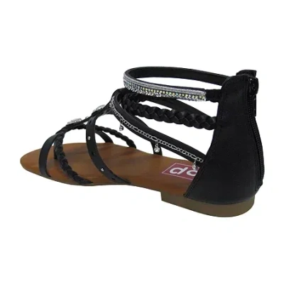 Pop Womens Miraya Strap Sandals In Black