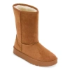 Pop Womens Murphy Flat Heel Winter Boots In Brown
