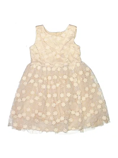 Pre-owned Popatu Kids' Dress In Ivory
