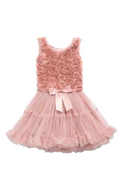 Popatu Kids' 3d Butterfly Pettidress In Pink