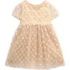 Popatu Kids' Embroidered Tulle Dress In Ivory