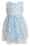 POPATU KIDS' FLORAL EMBROIDERED PARTY DRESS