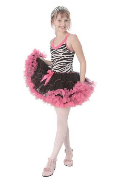 Popatu Kids' Zebra Pettidress In Multi