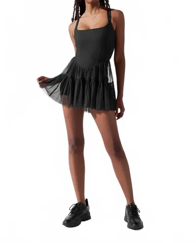 Popflex Active Corsette Piroette Dress In Black