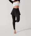 Popflex Active Crissscross Skleggings In Black In Black