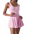 Popflex Active Twirl Mini Dress In Bubblegum In Pink