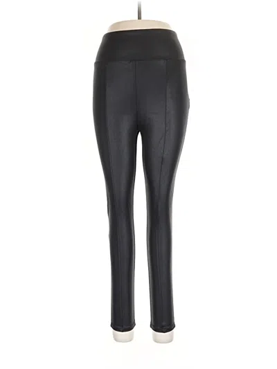 Pre-owned Popilush Active Pants In Black