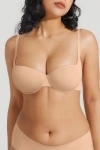 Popilush Balconette Underwire Push-up Bra In Animal Print