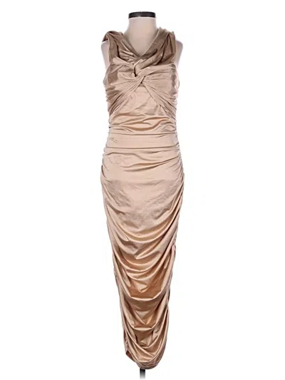 Popilush Cocktail Dress In Tan