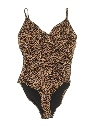 Popilush One Piece Swimsuit In Gold