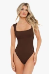 Popilush Shapewear Cloudsense Sleeveless Square Neck Bodysuit