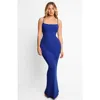 Popilush Shapewear Modal Slimming Maxi Slip Dress In Royal Blue