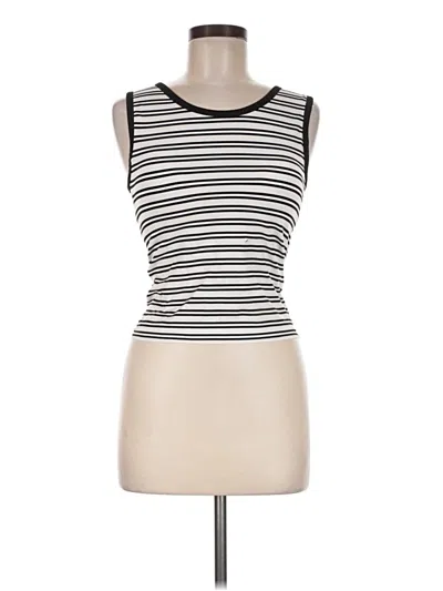 Pre-owned Popilush Sleeveless T-shirt In Ivory