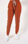 Poplinen Plus Agnes Organic Cotton + Tencel Jogger Pant In Rust