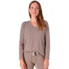 Poplinen Plus Toni Pj Shirt In Olive