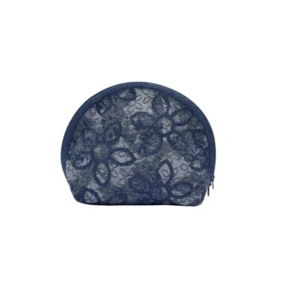 Poppanachic Blue Small Denim Cosmetic Bag
