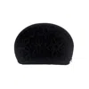Poppanachic Medium Black Velvet Cosmetic Bag