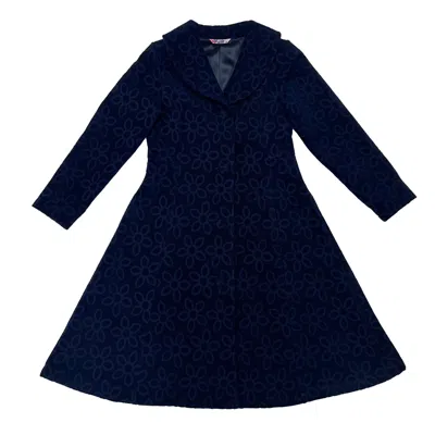 Poppanachic Women's Blue Bloom Princess Coat