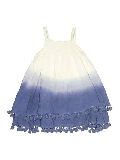 Pre-owned Poppet & Fox Kids' Dress In Blue