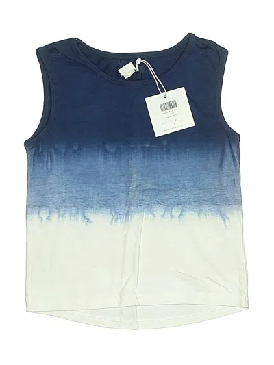 Pre-owned Poppet & Fox Kids' Sleeveless T-shirt In Blue