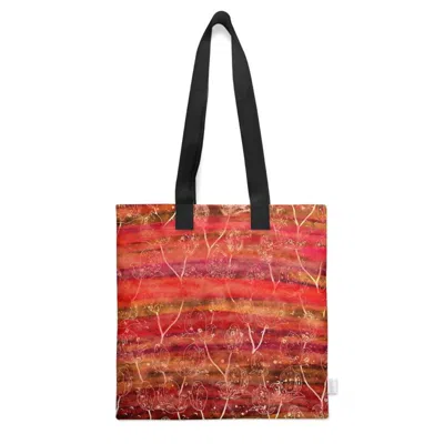 Poppi & Peaseblossom Art Women's Tote Bag Magnolia - Red