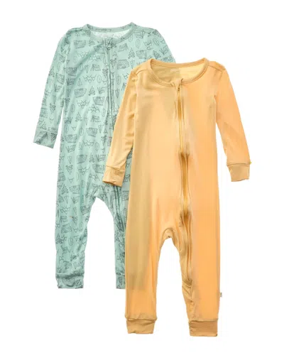 Poppy & Clay Kids' 2pk Zen Bamboo Blanket Sleeper In Pink