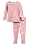 Poppy & Clay Organic Cotton Long Pajamas In Floral