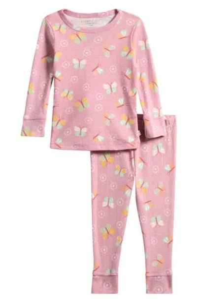 Poppy & Clay Babies'  Organic Cotton Long Pajamas In Floral