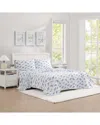 Poppy & Fritz 200 Thread Count Shark Attack Cotton Percale Sheet Set