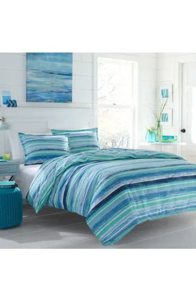 Poppy & Fritz Poppy And Fritz Alex Cotton Comforter & Shams Set In Blue