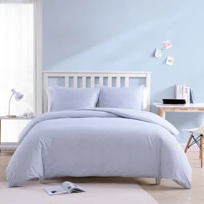 Poppy & Fritz Blue 100% Cotton Reversible Duvet Cover Set