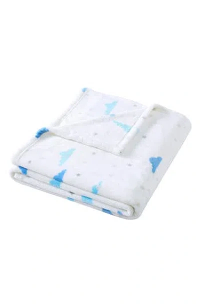 POPPY & FRITZ POPPY AND FRITZ CLOUD FLANNEL BRUSHED FLEECE THROW BLANKET
