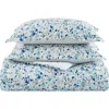Poppy & Fritz Poppy And Fritz Olivia Cotton Comforter & Shams Set In Blue