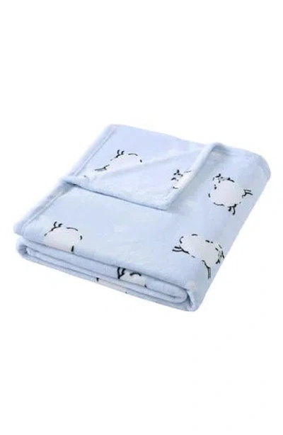 Poppy & Fritz Poppy And Fritz Plush Flannel Brushed Fleece Throw Blanket In Multi