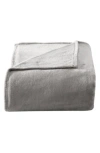 Poppy & Fritz Poppy And Fritz Plush Fleece Throw Blanket In Gray