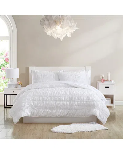 POPPY & FRITZ POPPY & FRITZ SCRUNCH STRIPE LIGHTWEIGHT REVERSIBLE QUILT SET