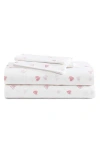 Poppy & Fritz Poppy And Fritz Sweet Heart 200 Thread Count Cotton Percale Sheet Set In Multi