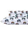 Poppy & Fritz Trucks Ultra Soft Microfiber Sheet Set In Grey