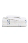 Poppy & Fritz Poppy And Fritz Tweet Tweet Birds 200 Thread Count Cotton Percale Sheet Set In Blue