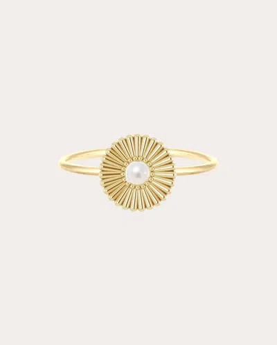 Poppy Finch Women's Cultured Pearl & 14k Gold Bloom Ring