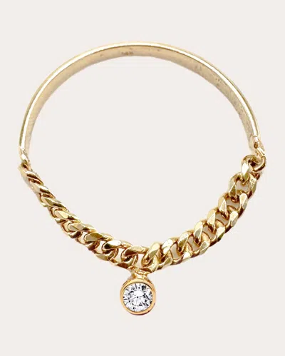 Poppy Finch Women's Diamond & 14k Gold Gourmet Chain Ring