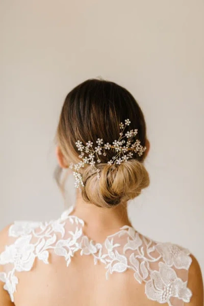 Poppy Lane Chloe Bridal Comb In Gold
