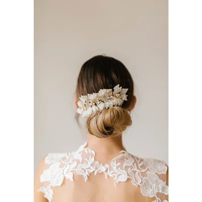 Poppy Lane Daphne Bridal Comb In Gold