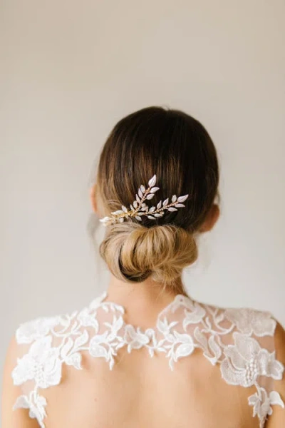 Poppy Lane Faye Bridal Comb In Gold