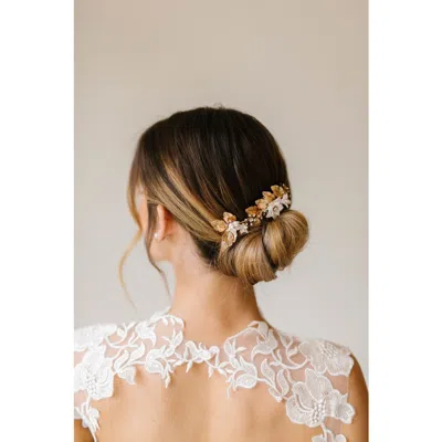 Poppy Lane Grace Bridal Comb In Gold